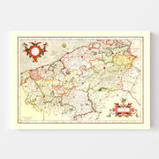 map of Flanders map
