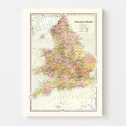 map of England