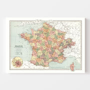 map of France map