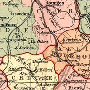 old France map map