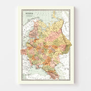 map of Russia