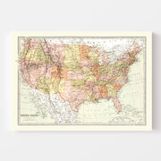 map of United States