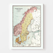 map of Sweden