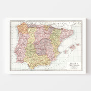 map of Spain