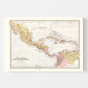 map of West Indies