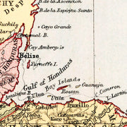 old West Indies map