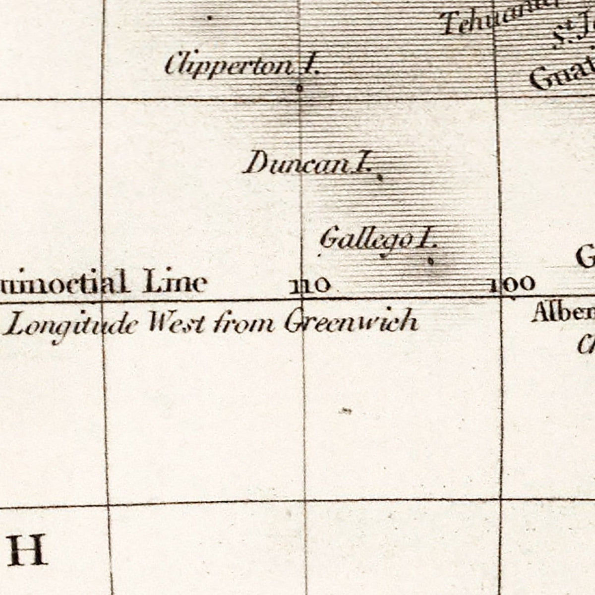 Restored historic details from the 1832 world map of County