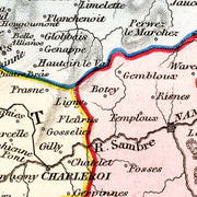 old Belgium map