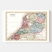 map of Holland