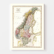 map of Sweden map