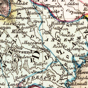 old Sweden map map