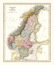Sweden map history