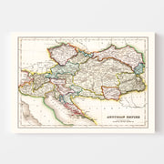 map of Austria map