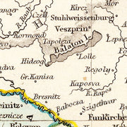 old Austria map map