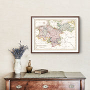 Germany map art