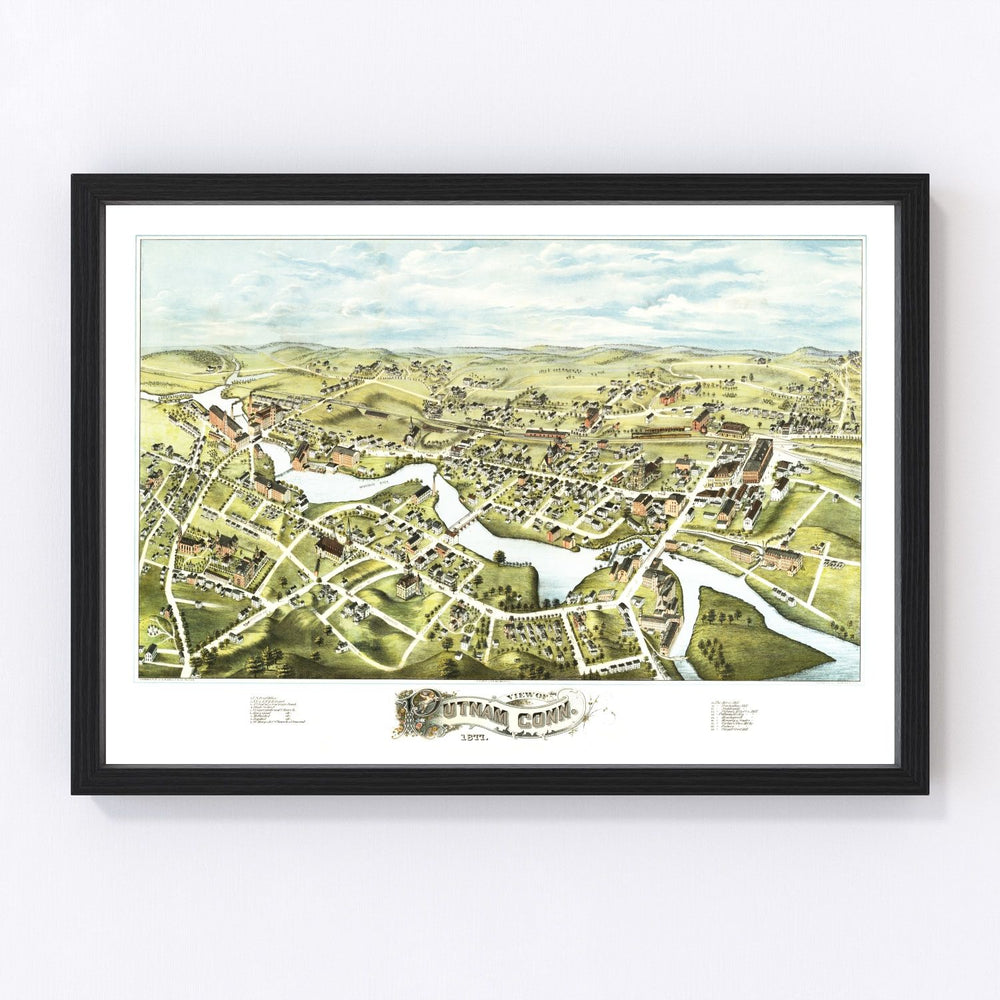 Putnam Vintage Map 1877