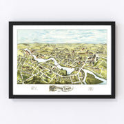 Putnam Vintage Map 1877