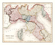North Italy map hist