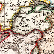 old Switzerland map