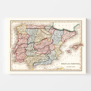 map of Spain