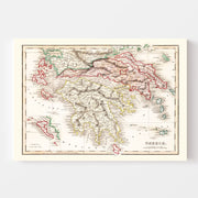 map of Greece