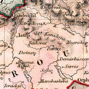 old Turkey map map