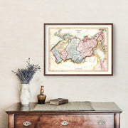 Russia map art