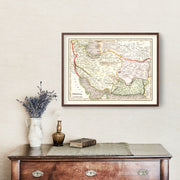 Persia map art