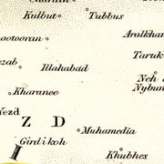 old Persia map map