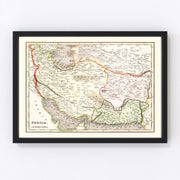 Persia, Afghanistan, Iran, Pakistan Vintage Map 1832