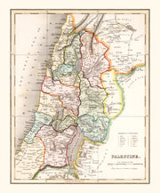 Palestine map histor