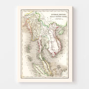 map of Burman Empire