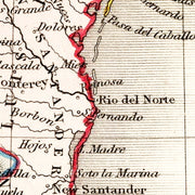 old Mexico map