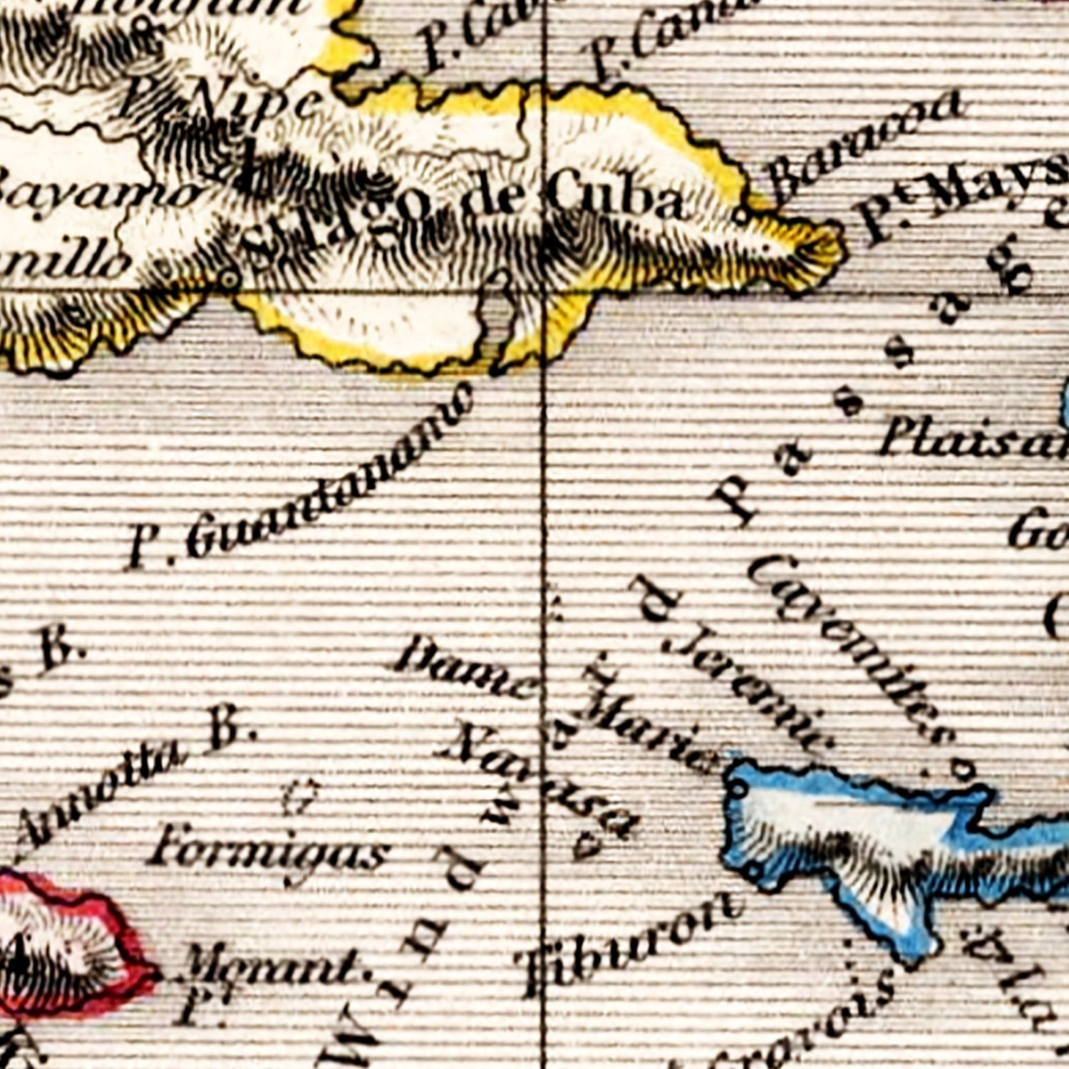 Restored historic details from the 1832 country map of County