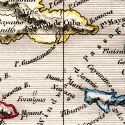 old West Indies map