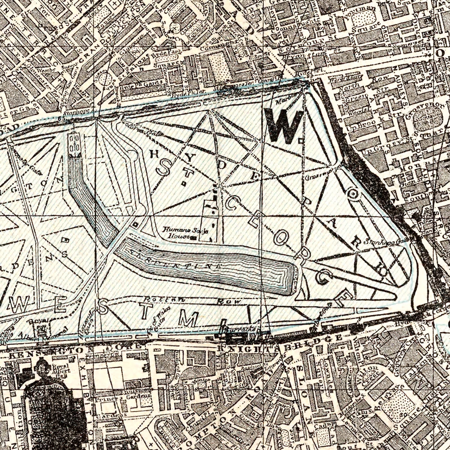 Restored historic details from the 1893 city map of London