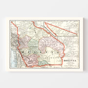 map of Bolivia