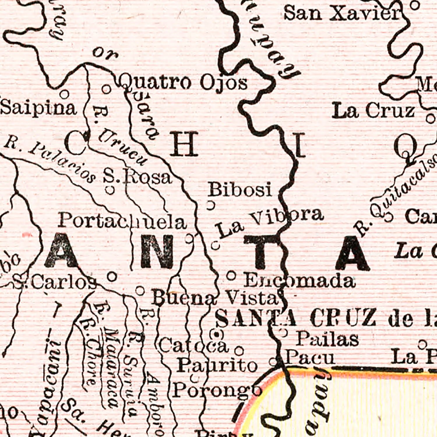 Restored historic details from the 1901 country map of County