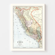 map of Peru