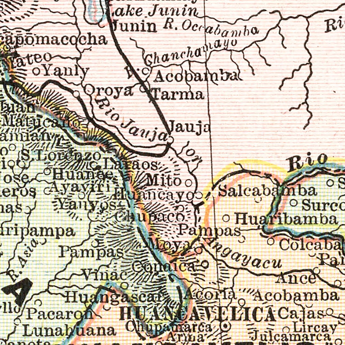 Vintage Peru Maps