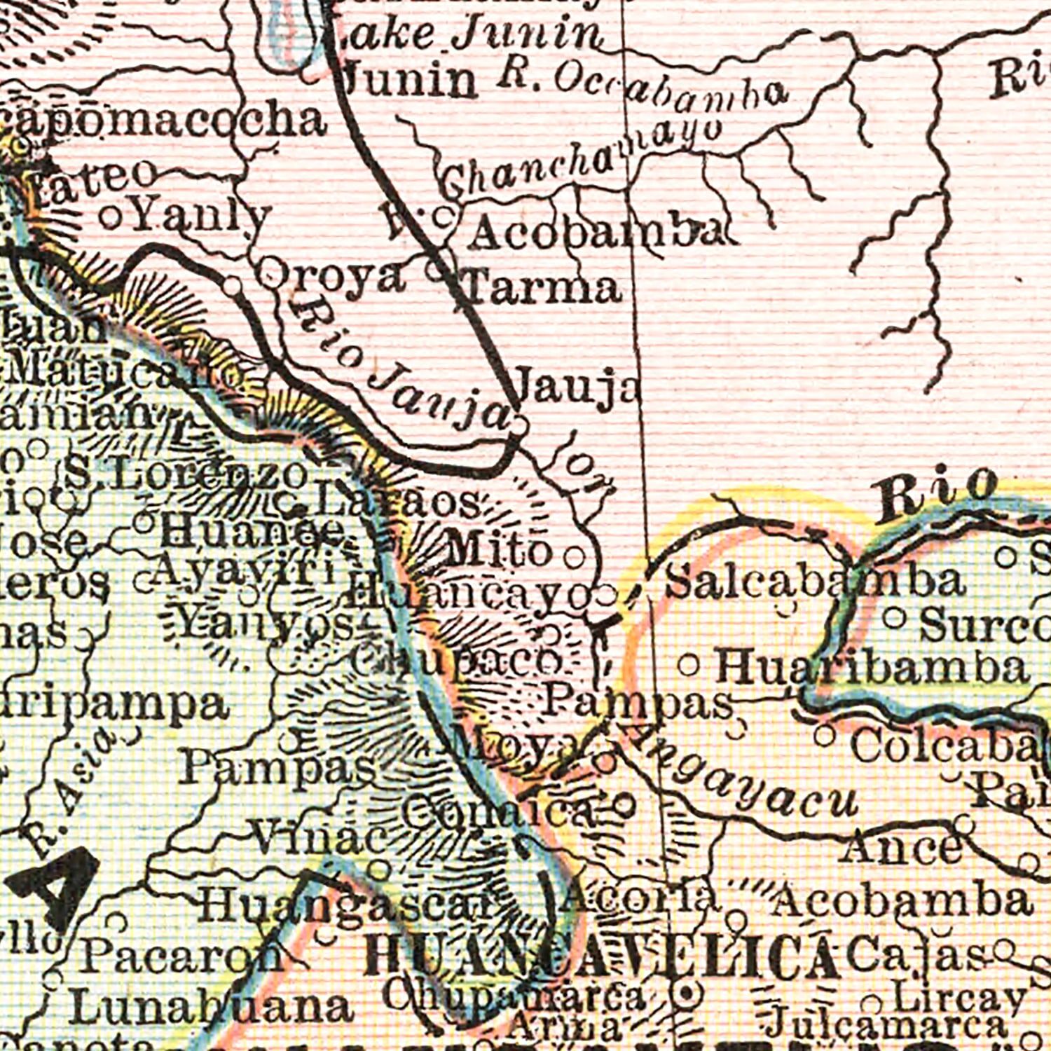 Restored historic details from the 1901 country map of County