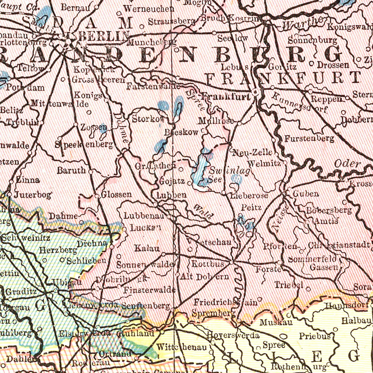 Restored historic details from the 1901 country map of County