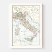 map of Italy