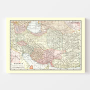 map of Persia map