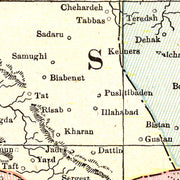 old Persia map map