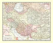 Persia map history