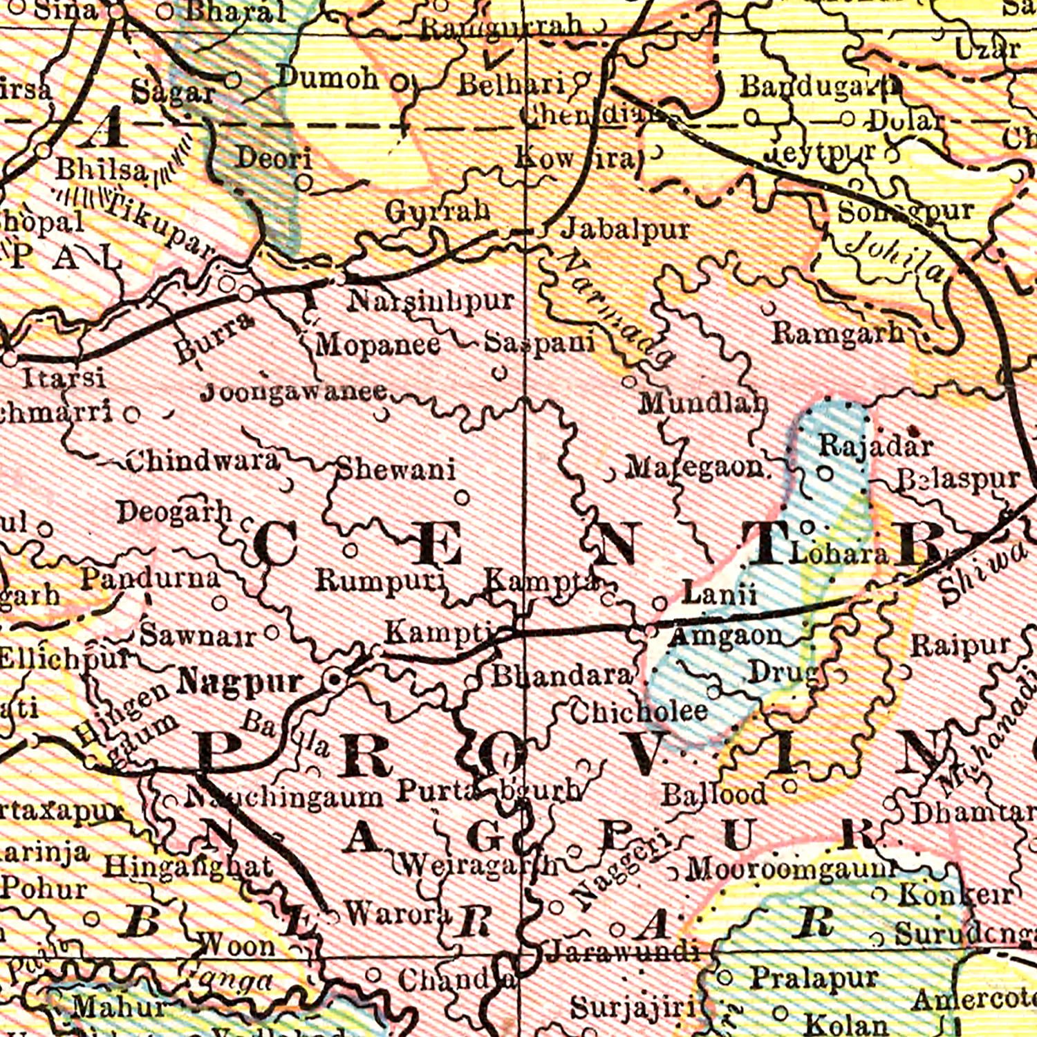 Restored historic details from the 1901 country map of County