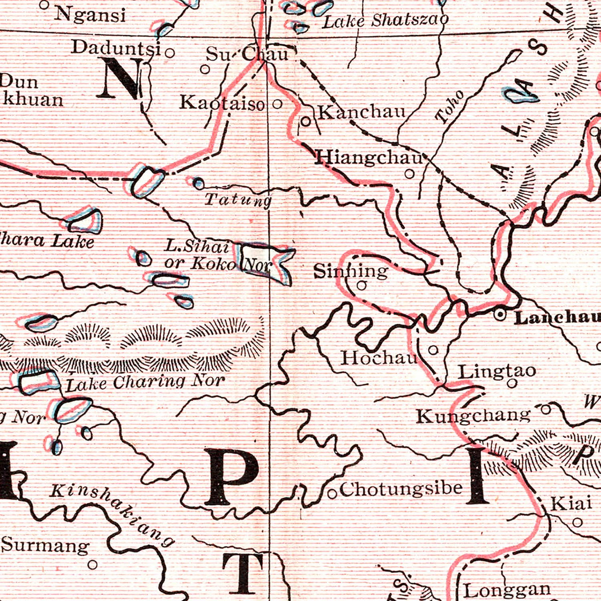 Restored historic details from the 1901 country map of County