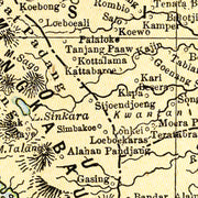 old Sumatra map map
