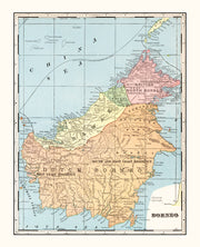 Borneo map history